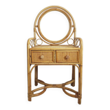 Rattan dressing table
