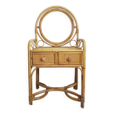 Rattan dressing table