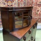 1930s English Art Deco oak buffet