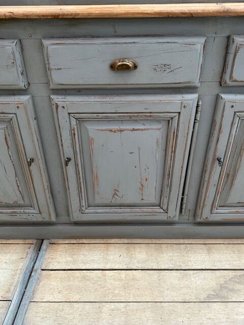 Oak vessel with grey patina