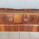 Cozy Art Deco headboard in burr walnut
