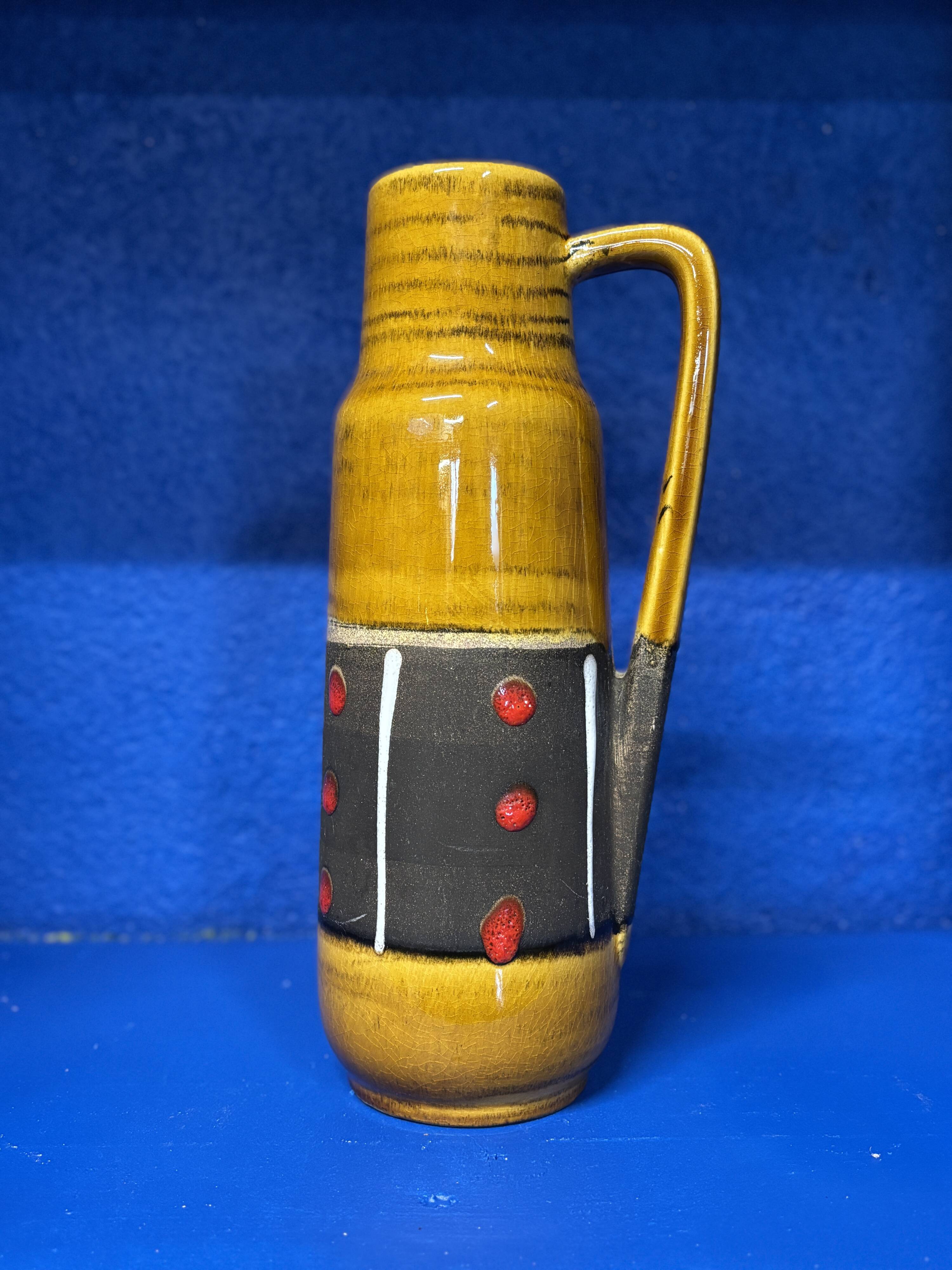 Scheurich 275-28 Ceramic Jug Vase West Germany ⎜ 1960s/70s
