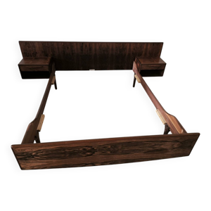 Lit scandinave en palissandre