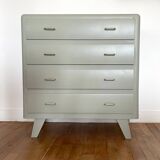 Commode vintage pieds compas