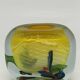 Vase Murano jaune signé Robert Pierini