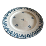 Ancien plat piédouche Terre de Fer