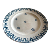 Ancient dish pedestal Terre de Fer