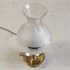 Table lamp in gilded brass and glass - mid 20th century.