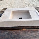Molded stone sink