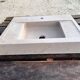 Molded stone sink