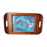 Naturalized butterfly platter