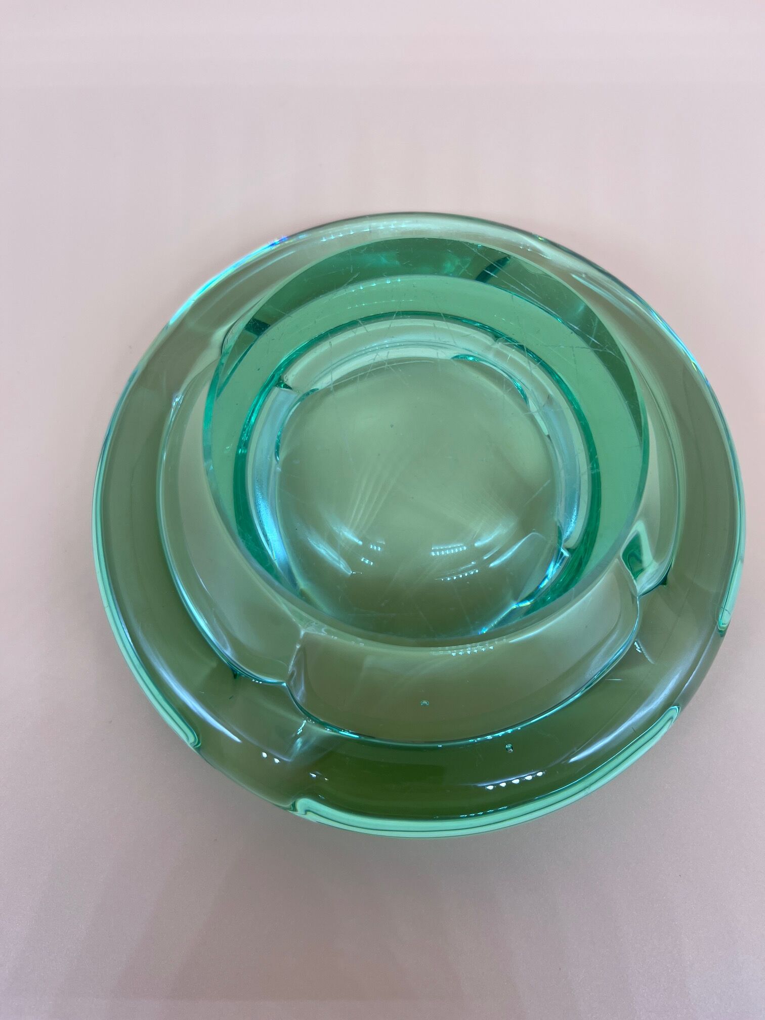 Daum crystal ashtray