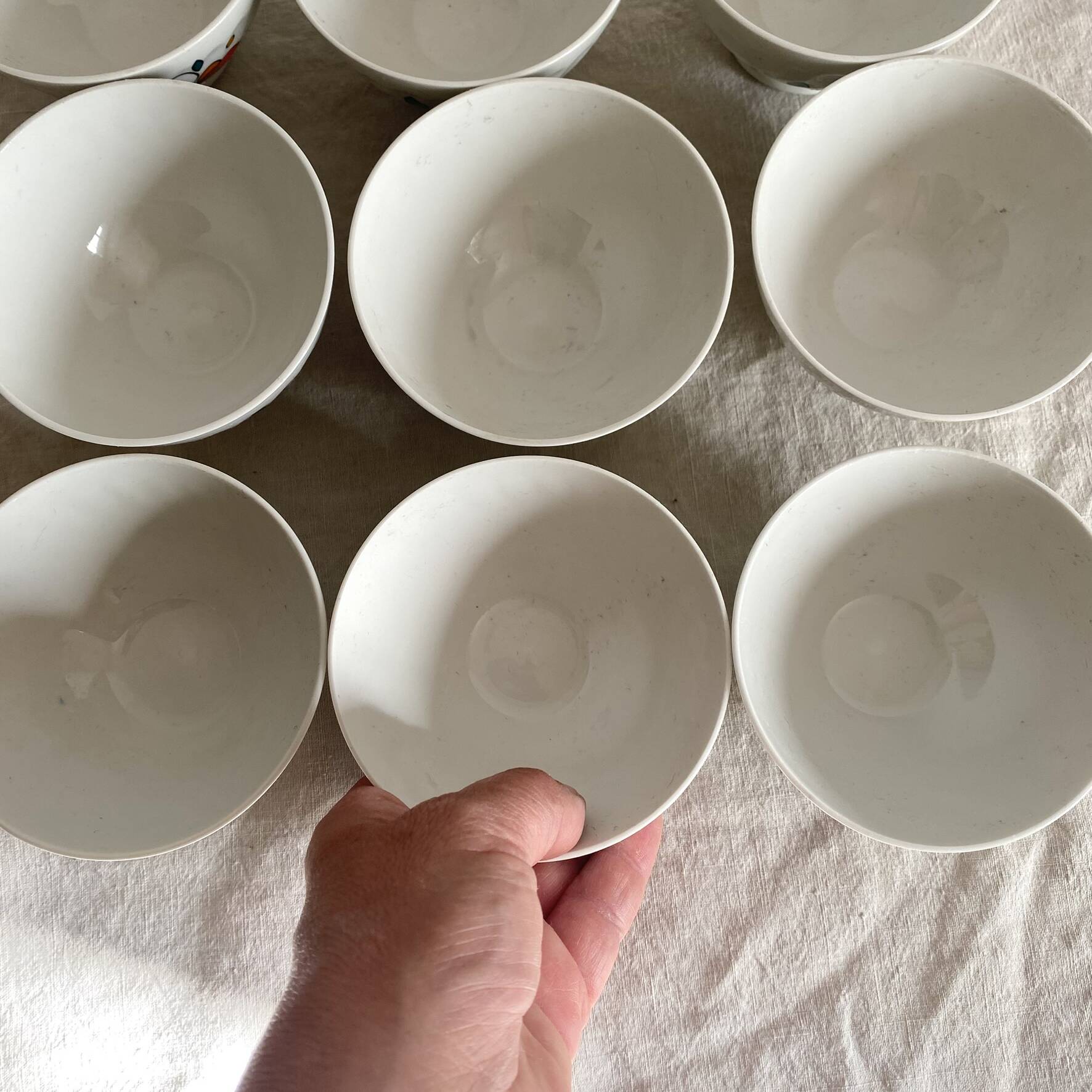 Small bowls Sarreguemines 1970s