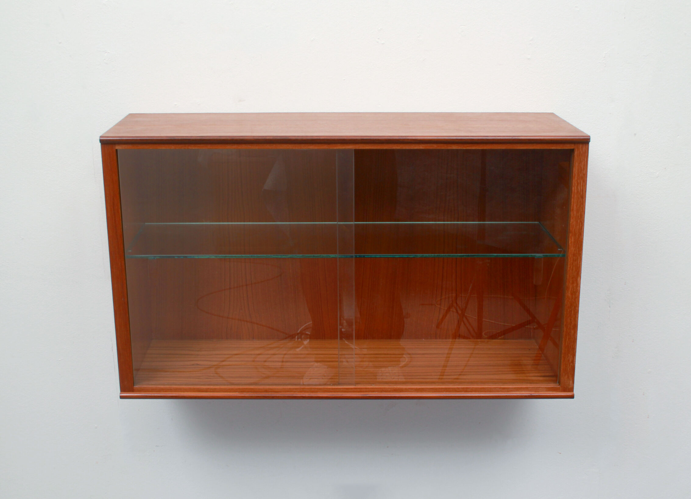 1960s showcase in teak