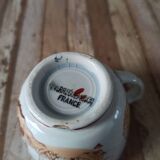 Sarreguemines porcelain cups