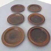 Ruska Plates by Ulla Procope for Arabia, Set of 6, Finland, 1960s, Set of 6