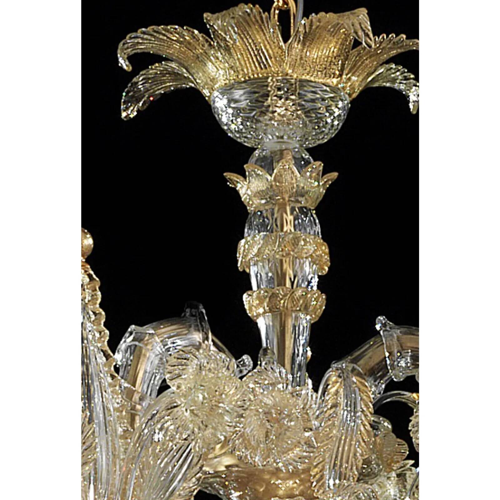 Handcrafted Imperial Venetian Murano Glass Ca’ Rezzonico Chandelier