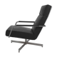 Dutch Design Leather Swivel "Optie" Lounge Chair by Harvink, 1990s