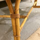 Ceramic and rattan coffee table