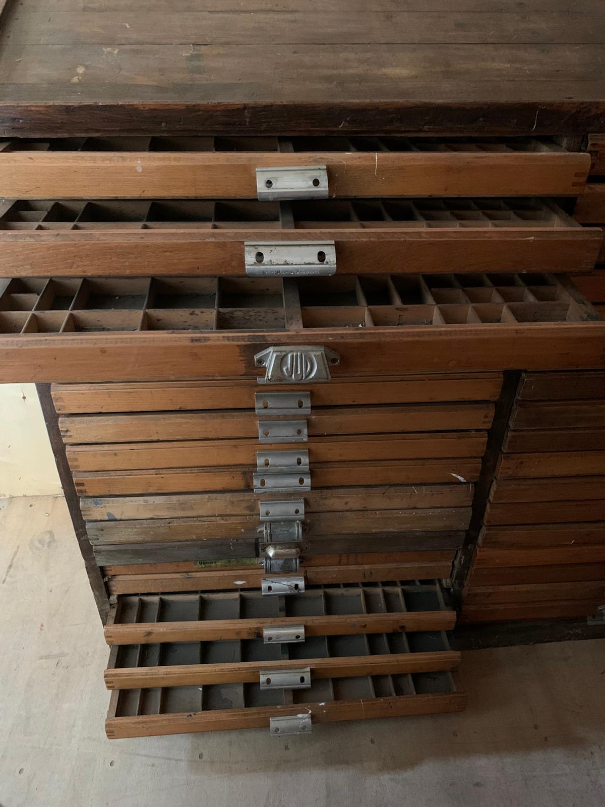 Printing cabinet 54 drawers