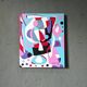 Contemporary Abstract "Morning Blues", Small Unframed Oil Painting, 2022