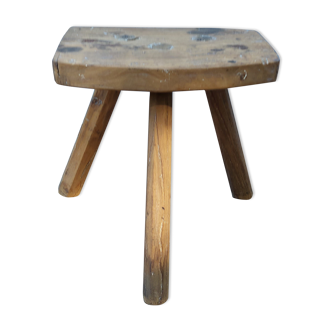 Tabouret tripode de ferme