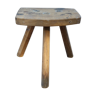 Tabouret tripode de ferme