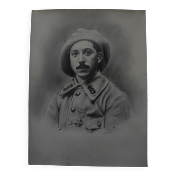 Military portrait photo soldier 403rd ri