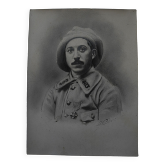 Portrait militaire photo soldat 403e ri