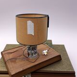 Lampe à poser en céramique peinte à la main – style provençal vintage