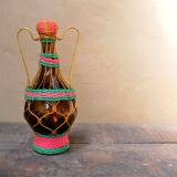 Vintage "scoubidou" bottle