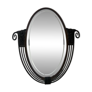 miroir art déco fer - forge