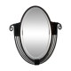Art deco wrought iron mirror