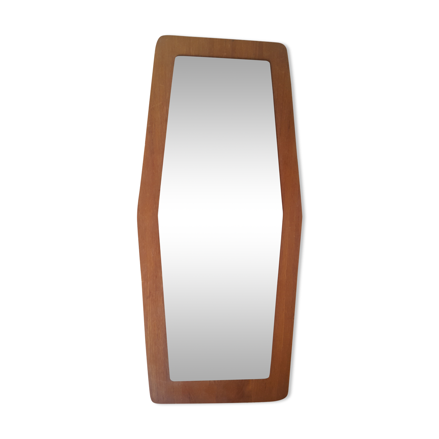 Mirror teak 76x35cm