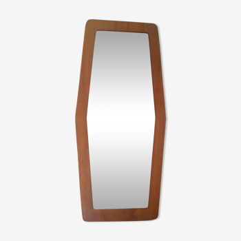 Mirror teak 76x35cm