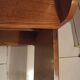 Vintage bookcase 1960 compass feet Scandinavian style