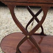 60s Mahogany Rolling Serving Trolley