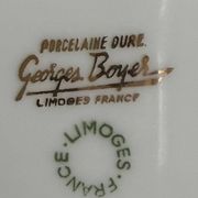 2 petits plats ovales en porcelaine blanche