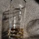9 art-deco glasses in engraved crystal with gold trim