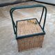 Panier vintage en osier