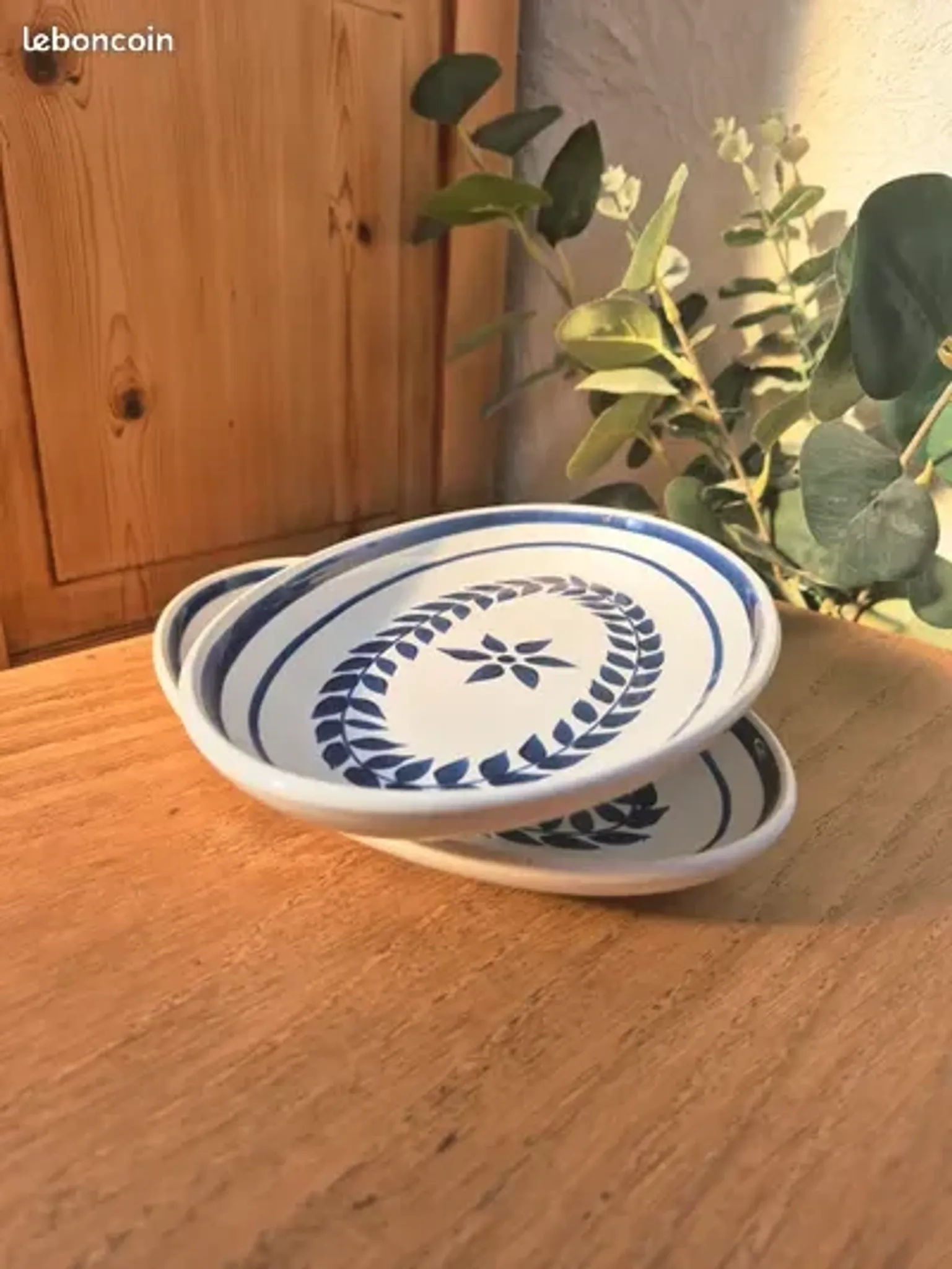 Two vintage salt dishes