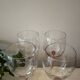 Luminarc Pop Art Red Drip Wine Glasses