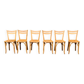 Set of 6 60s bistro chairs