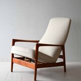 Scandinavian teak armchair by Alf Svensson for DUX