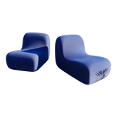 Paire de chauffeuses Canapouf par Pierre Cardin, 1970s
