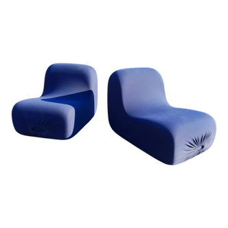 Pair of Canapouf armchairs by Pierre Cardin, 1970s