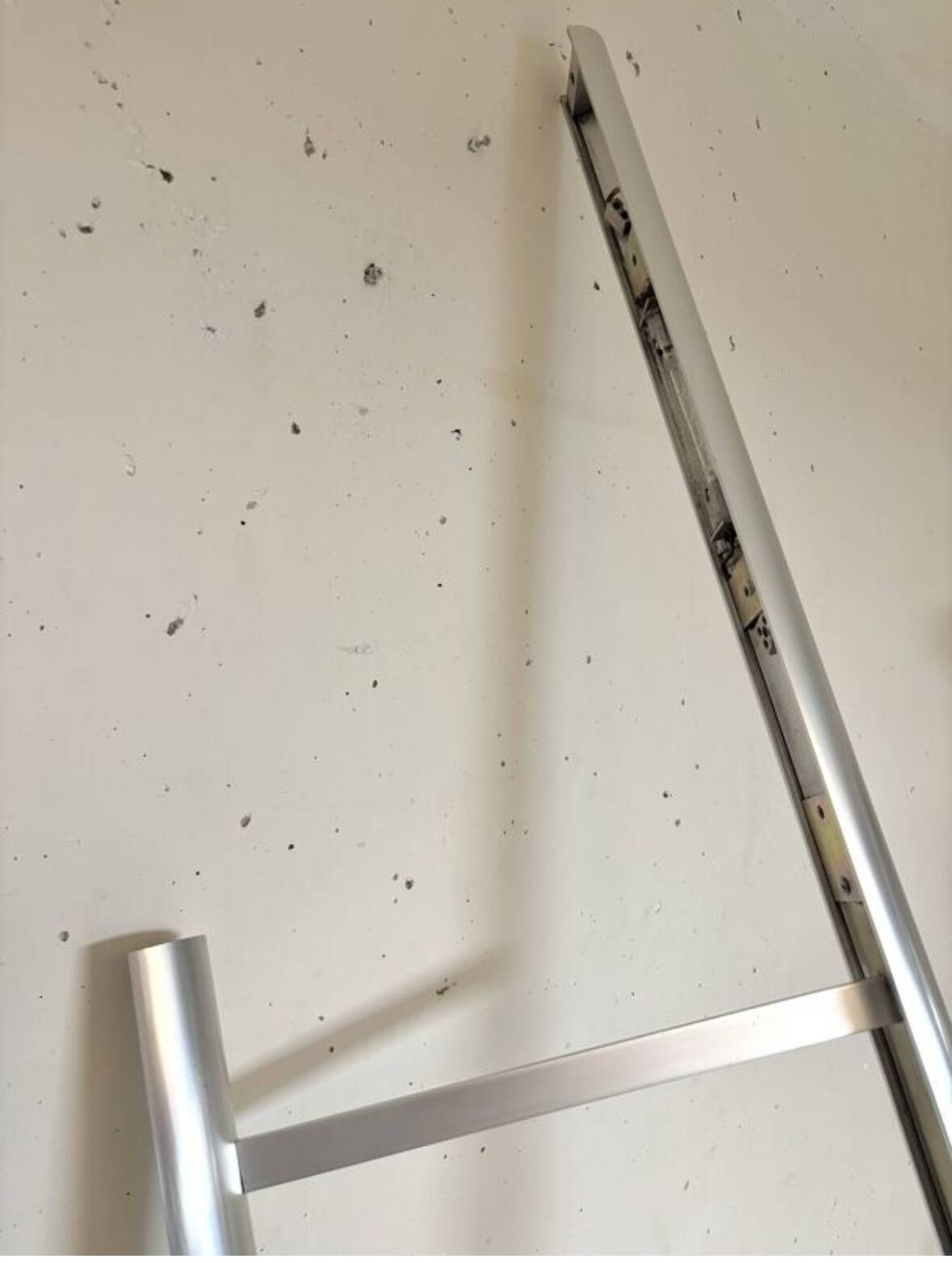 Large aluminum pendant light 1970