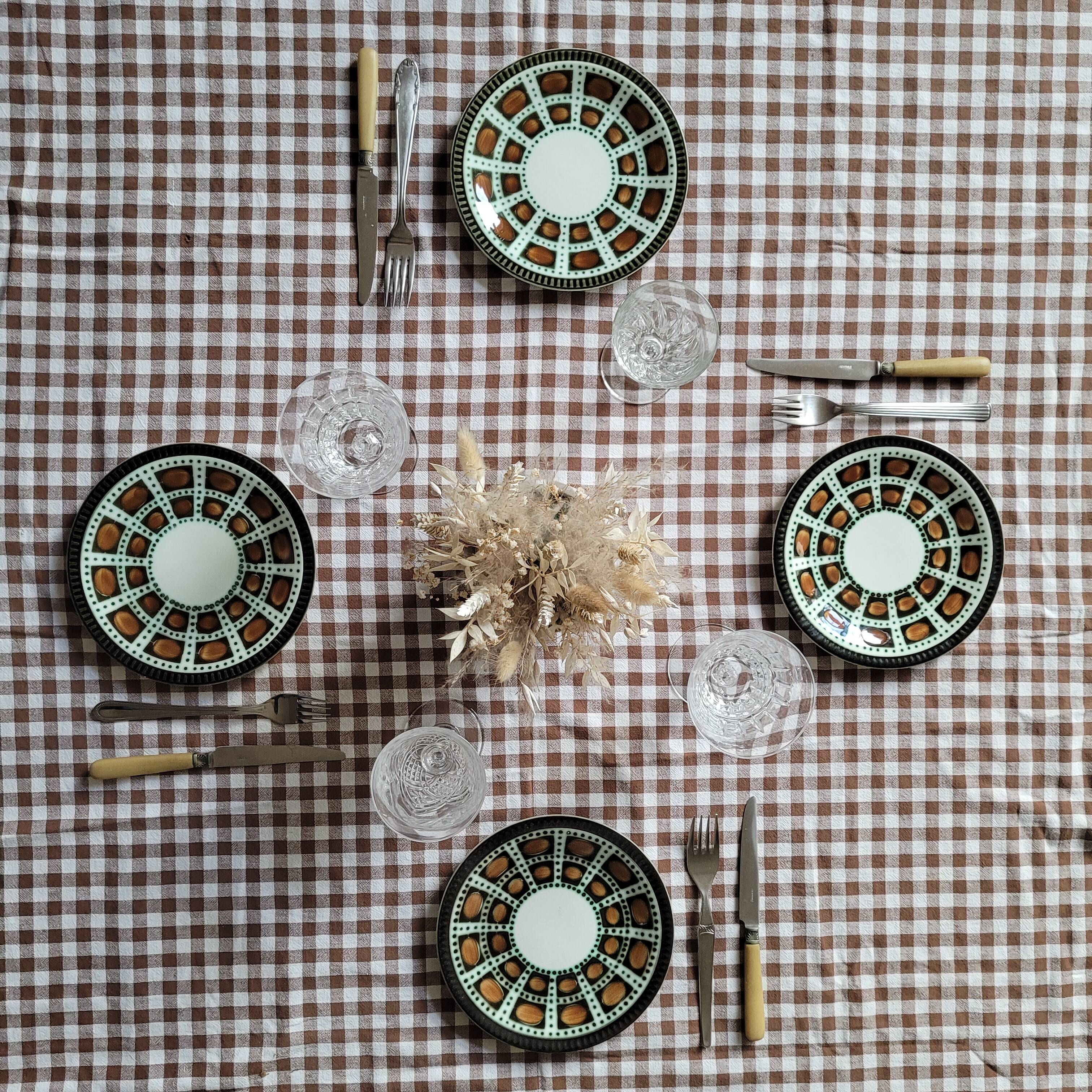 La Redoute x Selency set of 4 Bernadette dessert plates