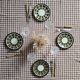 La Redoute x Selency set of 4 Bernadette dessert plates