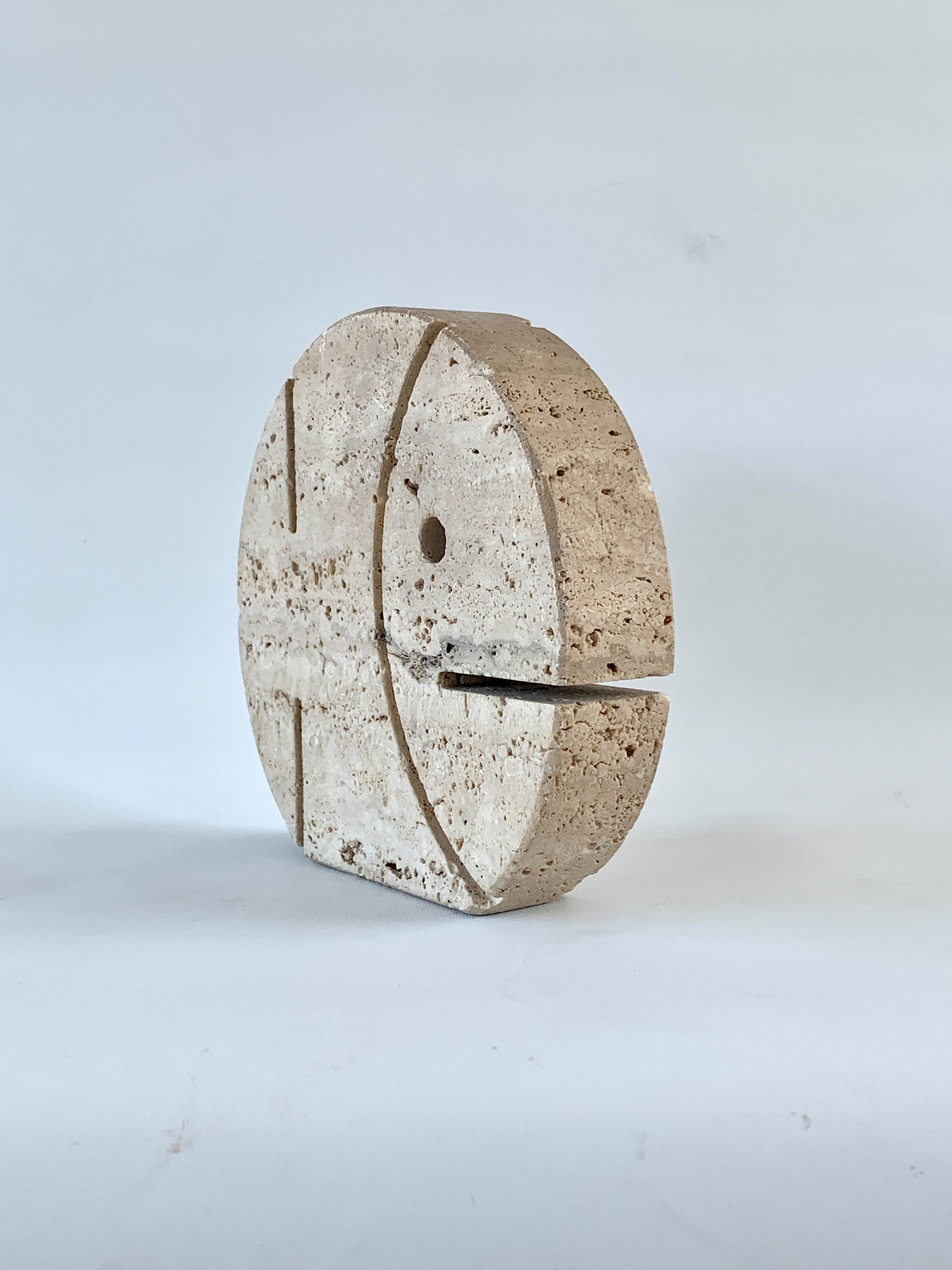 Fish in travertine by Fratelli Mannelli, 1970s